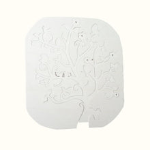 Charger l'image dans la galerie, Arbre à bijoux fleurs et oiseaux en bois de peuplier • Bois