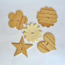 Charger l'image dans la galerie, Arbre à bijoux fleurs et oiseaux en bois de peuplier • Bois