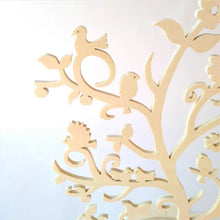 Charger l'image dans la galerie, Arbre à bijoux fleurs et oiseaux en bois de peuplier • Bois