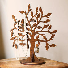 Charger l'image dans la galerie, Arbre pour bijoux en bois vintage