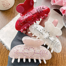 Charger l'image dans la galerie, Barrettes flèche et cœur en strass