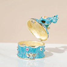 Charger l'image dans la galerie, Boite à bijoux cheval à bascule bleu