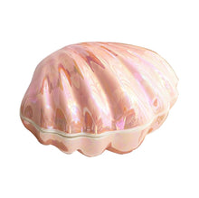 Charger l'image dans la galerie, Boite a bijoux coquillage en céramique rose