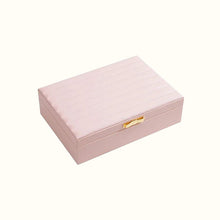 Charger l'image dans la galerie, Boîte à bijoux nœud coquette en cuir rose