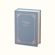Charger l'image dans la galerie, Boite à bijoux livre en cuir bleu