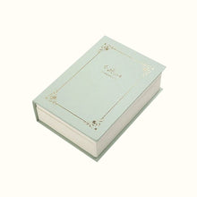 Charger l'image dans la galerie, Boite à bijoux livre en cuir vert