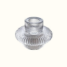 Charger l'image dans la galerie, Bougeoir chandelier en verre – Pour bougies & chauffe-plats