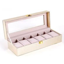 Charger l'image dans la galerie, Coffret pour 6 montres femme beige