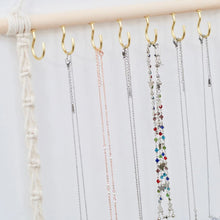 Charger l'image dans la galerie, Grand présentoir à bijoux bohème en macramé