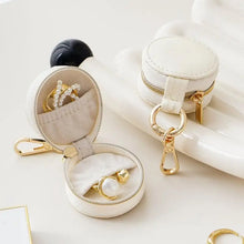 Charger l'image dans la galerie, Minis trousses à bijoux avec mousqueton blanc