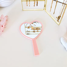 Charger l'image dans la galerie, Miroir à main cœur • Rose • Express Only • Livraison rapide