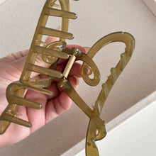 Charger l'image dans la galerie, Pince à cheveux cœur éclatant vert