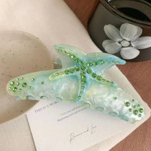Charger l'image dans la galerie, Pince à cheveux étoile de mer vert