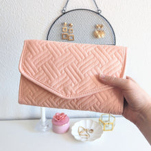 Charger l'image dans la galerie, Pochette bijoux voyage en tissus rose