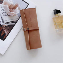 Charger l'image dans la galerie, Pochette montres en cuir • Marron foncé