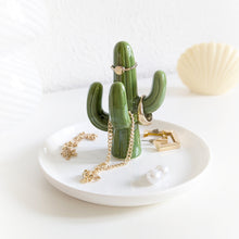 Charger l'image dans la galerie, Porte bague cactus en céramique