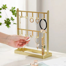 Charger l'image dans la galerie, Porte bijoux en métal doré ou noir • Or • Coups de coeur •