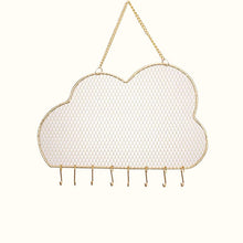 Charger l'image dans la galerie, Porte bijoux mural design nuage en métal • Adore decorer •