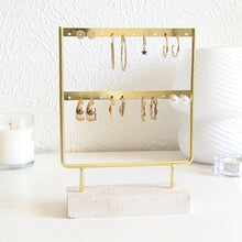 Charger l'image dans la galerie, Présentoir bijoux pour boucles d'oreilles en béton