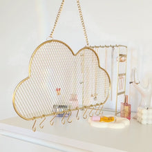 Charger et lire la vidéo dans la visionneuse de la Galerie, porte bijoux mural design nuage