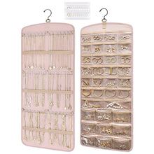 Charger l'image dans la galerie, Rangement pour bijoux mural cintre • Rose • Plastique
