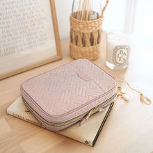 Charger l'image dans la galerie, Sacoche de rangement pour bijoux en tissus rose