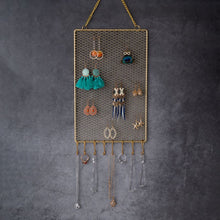 Charger l'image dans la galerie, Porte-bijoux mural cadre en métal • Métal