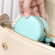 Charger l'image dans la galerie, Trousse à bijoux de voyage ronde