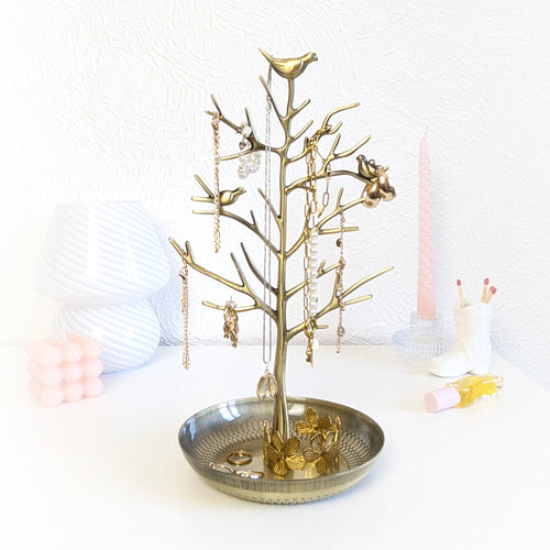 Arbre à bijoux design bronze