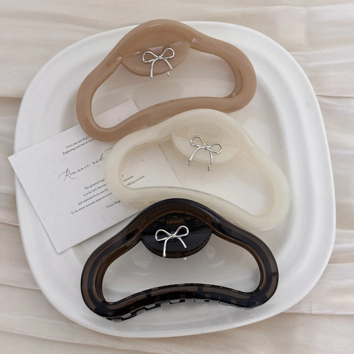 Barrettes à cheveux avec petit nœud