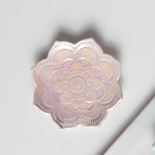 Charger l&#39;image dans la galerie, Coupelle à bijoux mandala • Rose • Céramique
