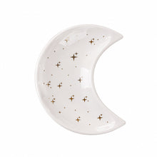 Charger l'image dans la galerie, Coupelle à bijoux lune blanche en céramique
