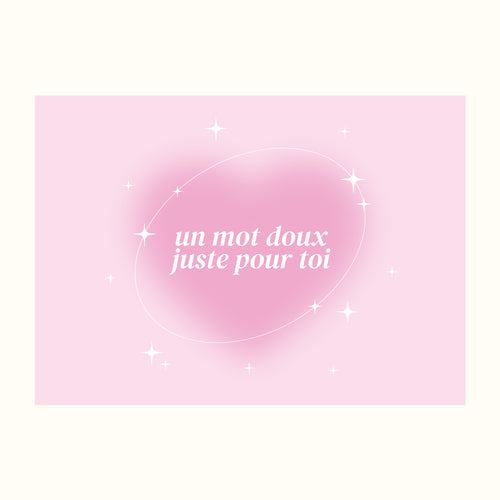 Petit mot personnalisé recto