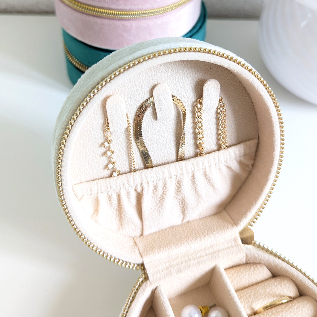 Plateau En Mousse Pour Bijoux 100 Trous - Velours Noir/Beige/Gris - BABYVIVA - Rangement Bagues & Boucles