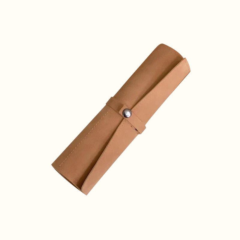 Pochette De Voyage Beige Sable à Roulettes Pour 5 Montres, Bijoux Ou Bracelets