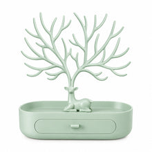 Charger l'image dans la galerie, Porte-bijoux 2-en-1 cerf vert
