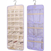 Charger l'image dans la galerie, rangement bijoux cintre violet organisateur bijoux penderie
