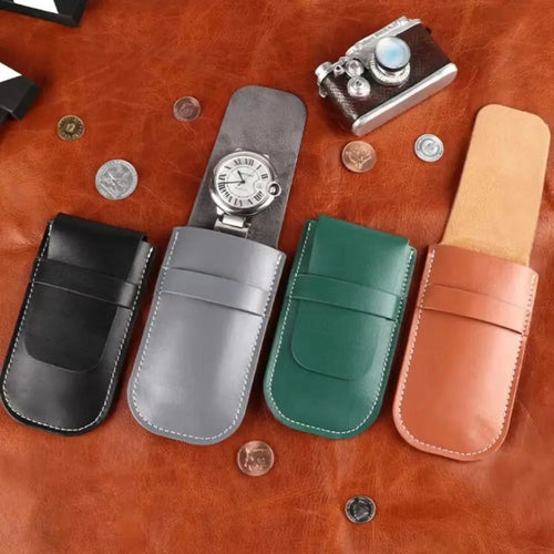 Rangements pour montre homme en cuir
