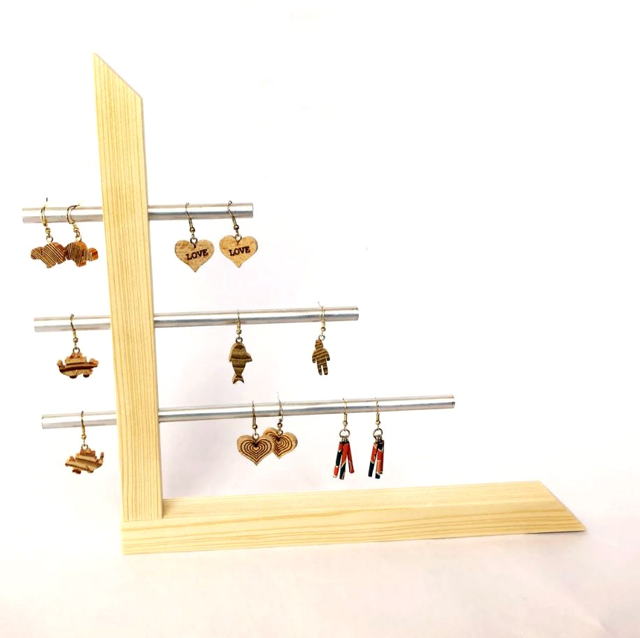 Hemobllo Présentoir Bois Pour Bijoux Et Accessoires Support