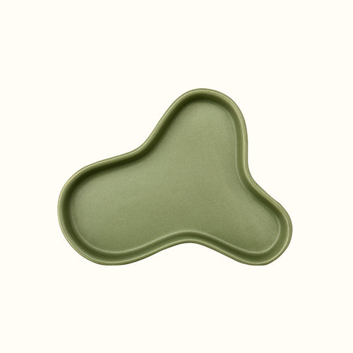 Vide poches nuage en céramique • Vert • Céramique