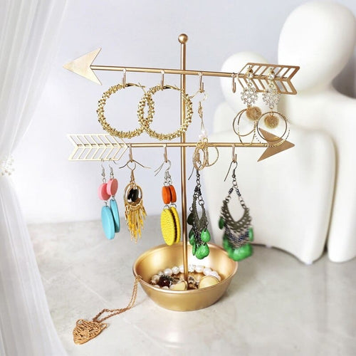 Porte-bijoux flèches et coupelle en métal • Métal